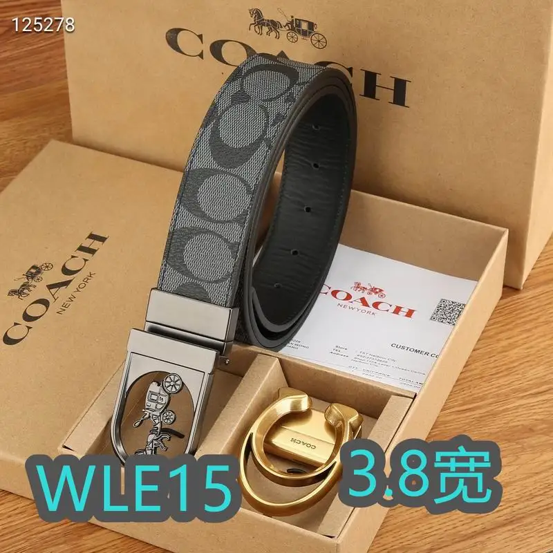 Coach belt 38mmX95-125cm XH12